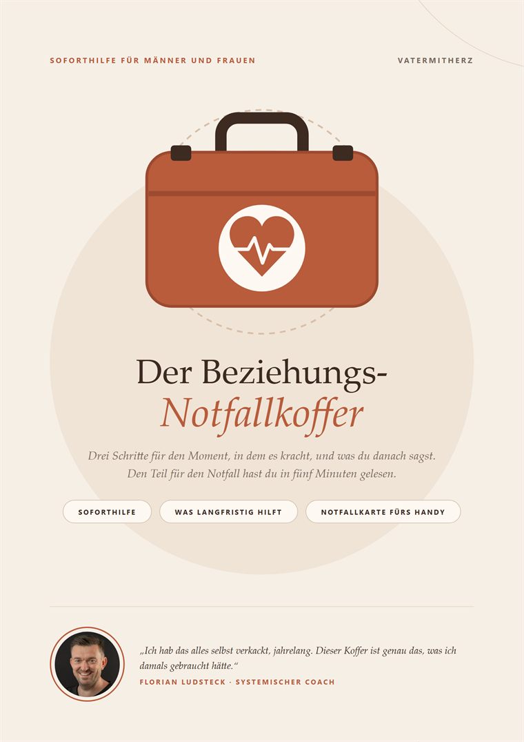 Titelseite von „Der Beziehungs-Notfallkoffer“